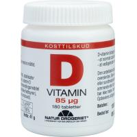 D-vitamin 85 μg 180 stk