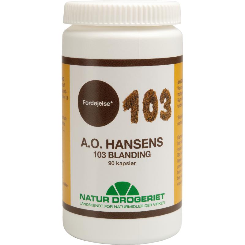 A.O.Hansen 103 kapsler 90 stk